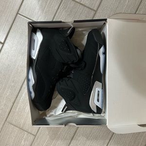 Rare Nike Air Jordan 6 retro Brand New with Original box black/black/metallic